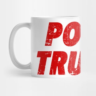 Ponte Trucha - Look sharp - red vintage design Mug